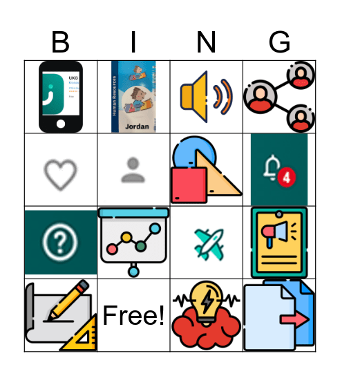 Icon Bingo Card