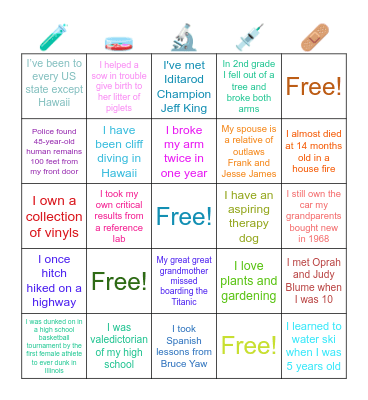 2024 Lab Week Bingo Card