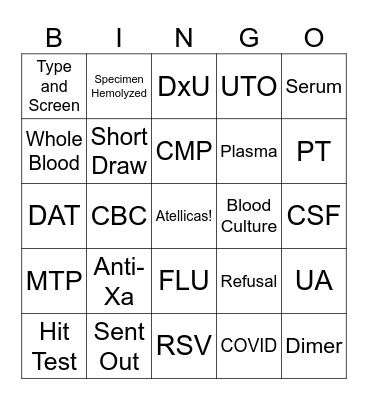 LAB WEEK Bingo Card