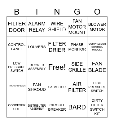 ATEX BINGO Card