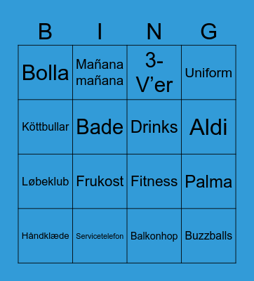 Utopia Bingo Card