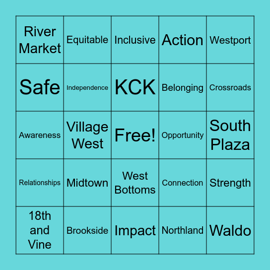 SAAM Bingo 2024 Bingo Card