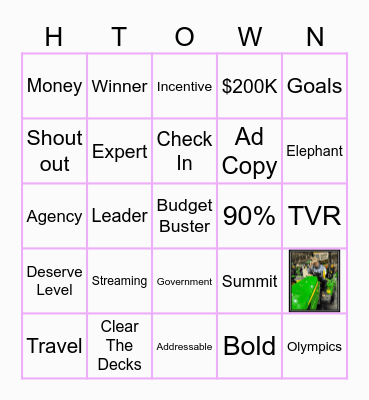 Let's Spring Into Sales Bingo Card