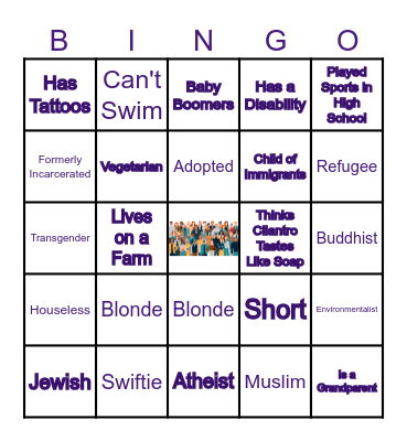 DEI BINGO Card