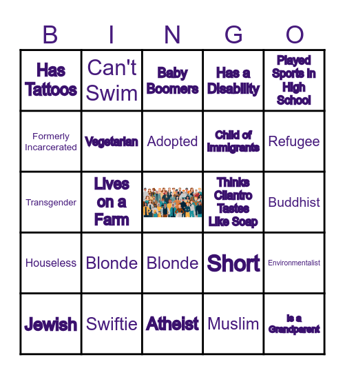 DEI BINGO Card