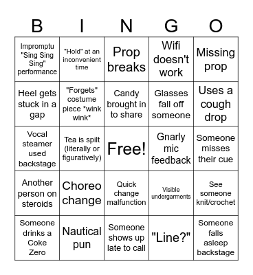 Tech Bingo Card