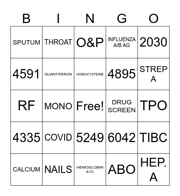 HAPPY LAB WEEK 2024 NIGHT TEAM! Bingo Card