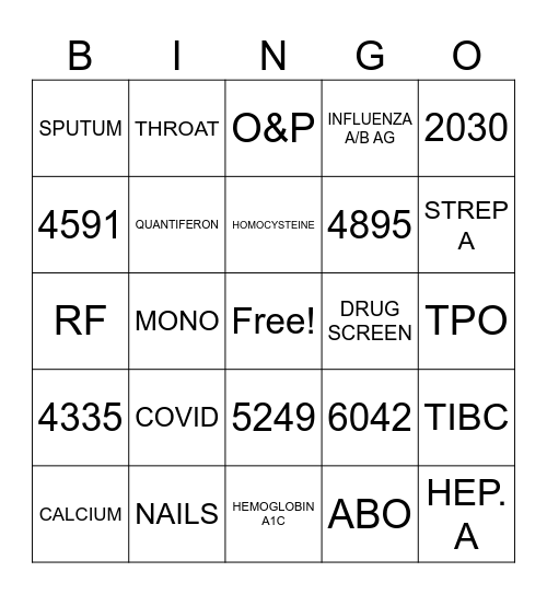 HAPPY LAB WEEK 2024 NIGHT TEAM! Bingo Card