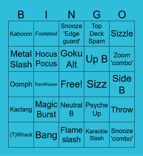 HERO BINGO!!! Bingo Card