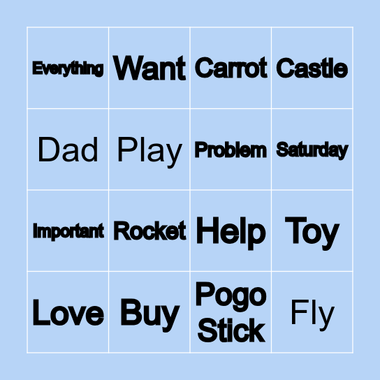 ASL VOCAB BINGO!!! Bingo Card