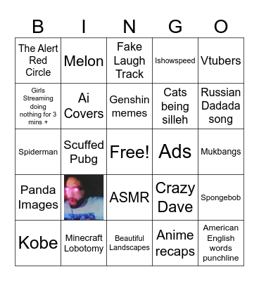 Chinese Tiktok Bingo Card