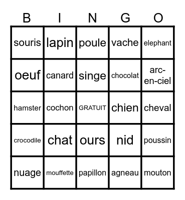 MDLS 1 a 4 Bingo Card