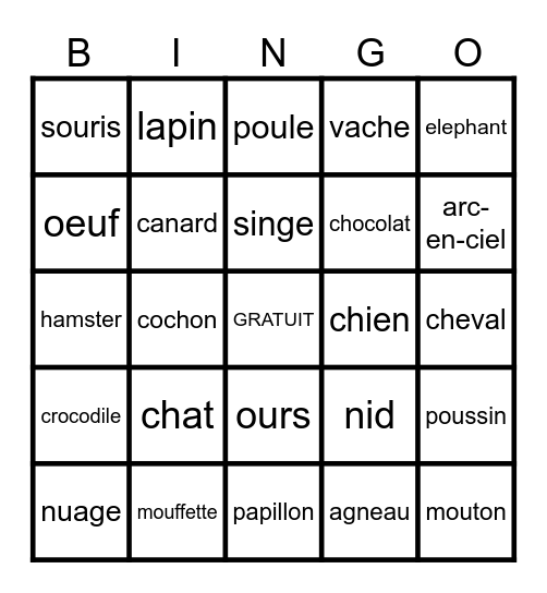 MDLS 1 a 4 Bingo Card