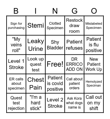 Lab Week Bingo 2024 Bingo Card