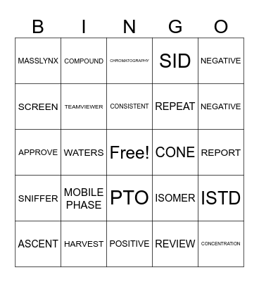 Lab Appreciation Week Bingo Card