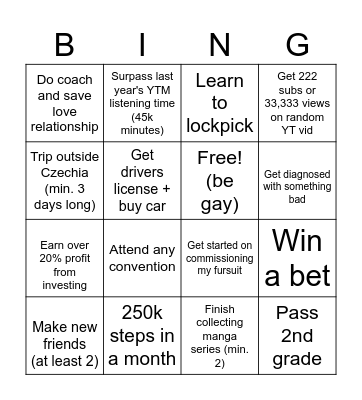 2024 Bingo Card