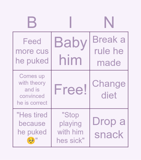 a Bingo Card