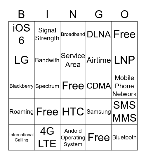 Flash Wireless Bingo Card