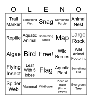 GW River Retreat 2024 Bingo Card