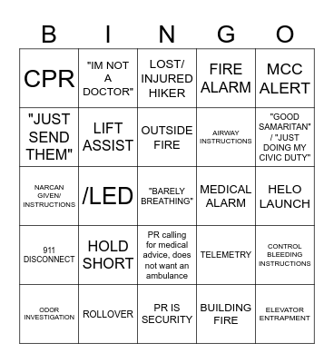 CCC BINGO 2024 Bingo Card