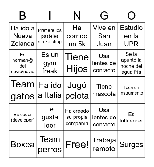 Xio & Demi bash! Bingo Card