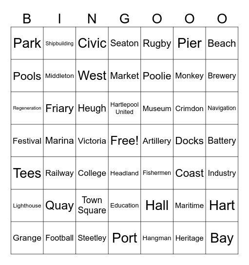 Attendance Bingo Card