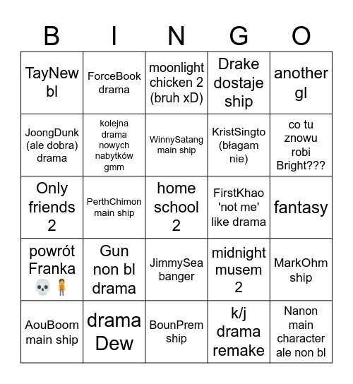 GMM 2024 part 2 Bingo Card