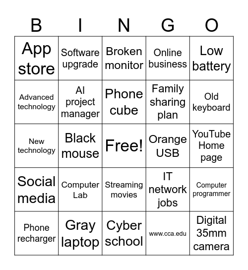 Unit 7 Vocabulary Review Bingo Card