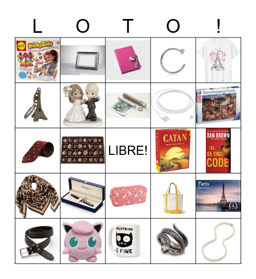 SHOPPING FOR GIFTS #1-30 Bingo Card