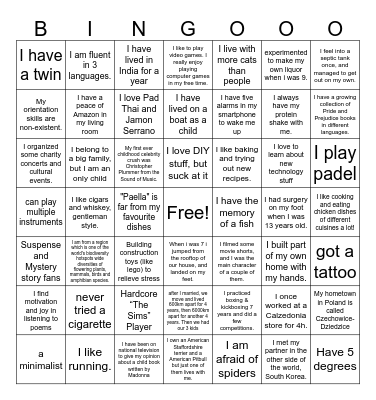 Team 3 Bingo Card