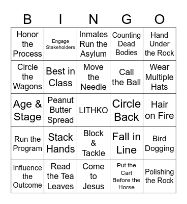 Lithko BINGO Card
