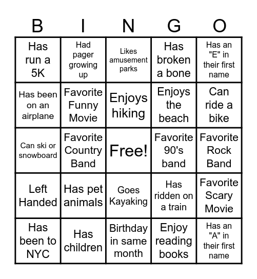 Team RareMed! Bingo Card