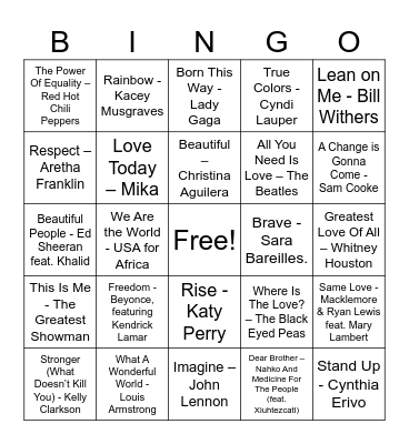 SINGO - I&D Edition Bingo Card