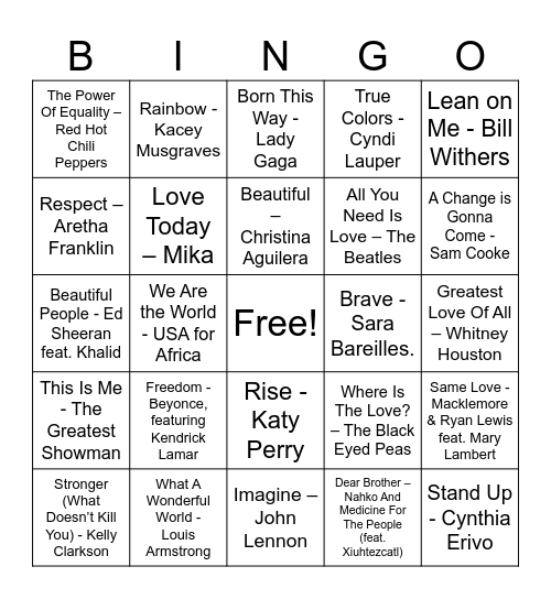 SINGO - I&D Edition Bingo Card