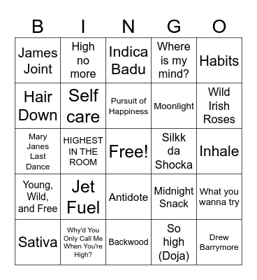 quieres fumar? happy early 4/20! Bingo Card