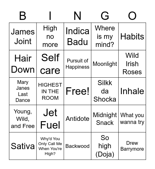 quieres fumar? happy early 4/20! Bingo Card