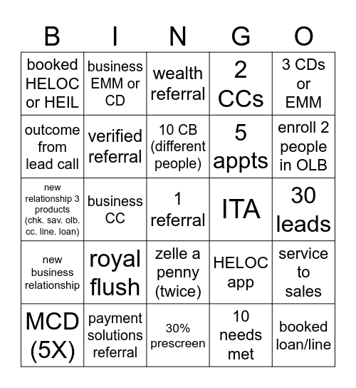 Albany bingo Card