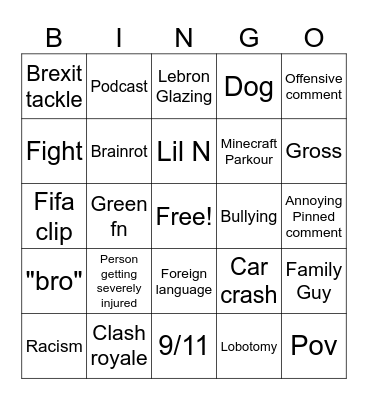 ` Bingo Card