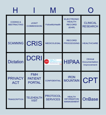 HIP WEEK 2024 Bingo Card