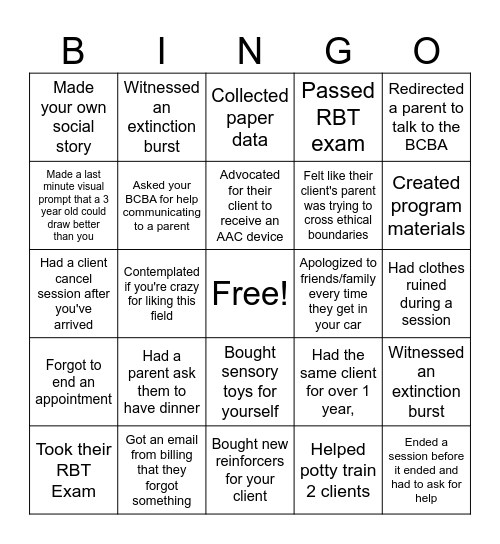 Let's get Ethical ! Bingo Card