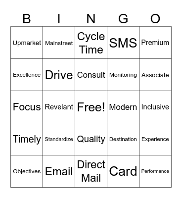 M&M Ops Strategy Rollout (3) Bingo Card
