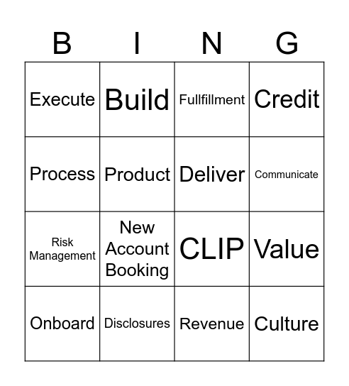 M&M Ops Strategy Rollout (4) Bingo Card