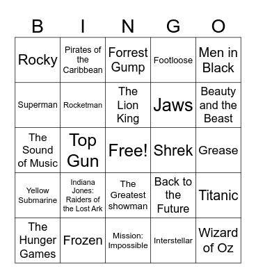 Beats Bingo Card
