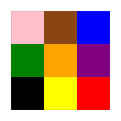 What color do you like? Bingo Card