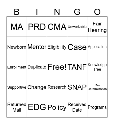 MAXIMUS Loteria Bingo Card