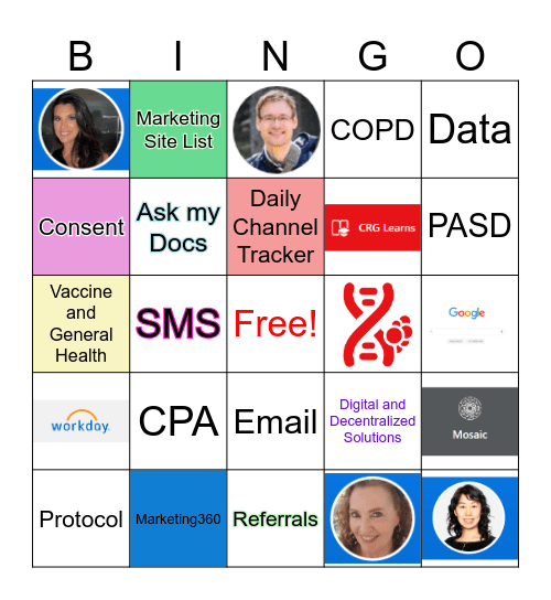 US Marketing Bingo Card