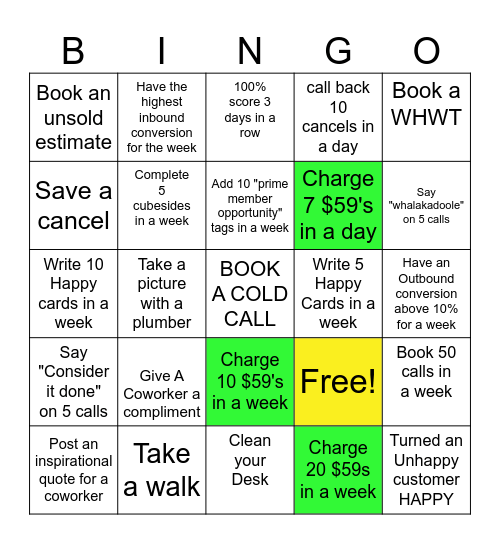 CX Challenge May Bingo Card