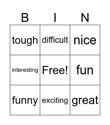 Reply Phrases Bingo Card