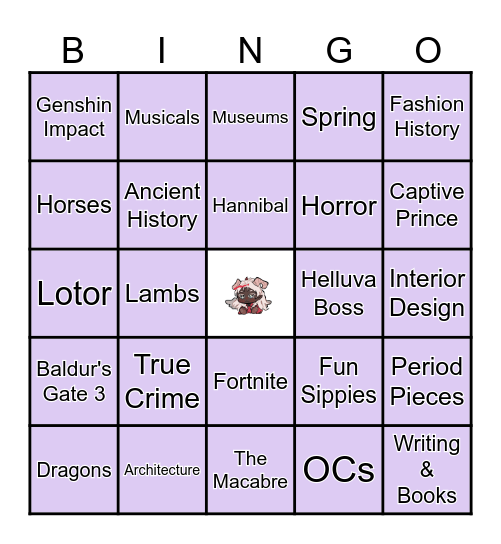 How Many Interests/Likes Do You Share With _____ Bingo Card