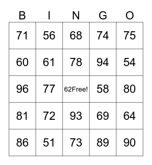 Burenbingo groep kei Bingo Card